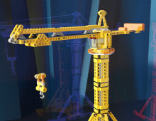 3D: Кран LEGO